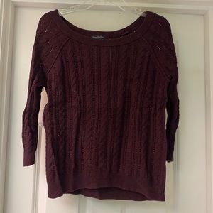 💥FLASH SALE💥 Dark burgundy American Eagle sweater